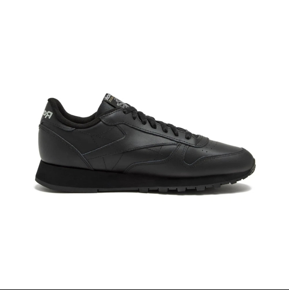 Reebok Men's Classic Leather Tennis Sneakers Core Black/Core Black/Pure Grey5 - Picture 1 of 7